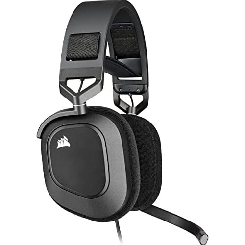Corsair HS80 RGB USB Oyuncu Kulaklığı, Dolby 7.1 Surround, Dinamik RGB Aydınlatma, Discord Sertifikalı, Siyah (CA-9011237-EU)
