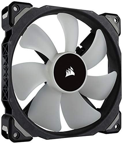 Corsair ML Serisi ML140 PRO RGB, 140mm, PWM, Lighting Node PRO RGB Kontrolcü Dahil, Manyetik Yataklı RGB Fan, 2li Paket (CO-9050078-WW)