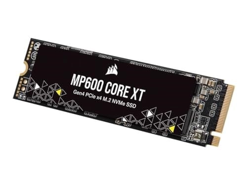Corsair MP600 CORE XT 2TB PCIe Gen4 x4 NVMe M.2 SSD - Yüksek Yoğunluklu QLC NAND - M.2 2280 - DirectStorage Uyumlu - 5.000MB/snye kadar - PCIe 4.0 Dizüstü - Seçenekler: MP600 CORE XT (Gen4), 2TB, 1TB