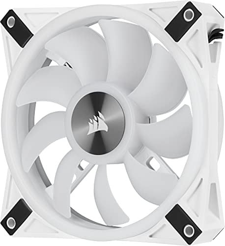 Corsair QL Serisi, iCUE QL120 RGB Beyaz, 120mm, PWM, RGB Fan (CO-9050103-WW)