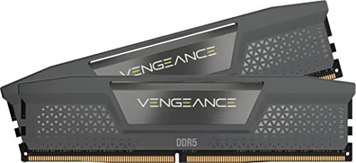 CORSAIR Vengeance DDR5 32GB (2 x 16GB) 6000MHz CL38-44-44-96 1.35V Intel XMP 3.0 AMD Expo Bilgisayar Masaüstü Belleği - Gri