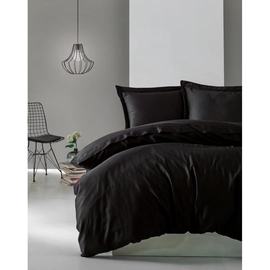 Cotton Box Elegant Saten Tek Kişilik Nevresim Takımı Siyah