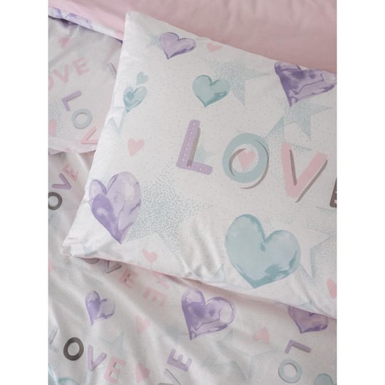 Cotton Box Genç Odası Tek Kişilik Nevresim Takımı Lovella Pembe