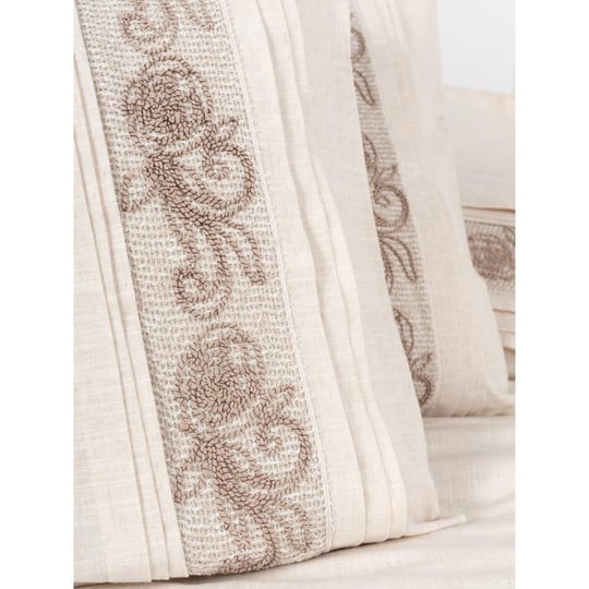 Cotton Box Inborn Çift Kişilik Nevresim Takımı Floro Bej