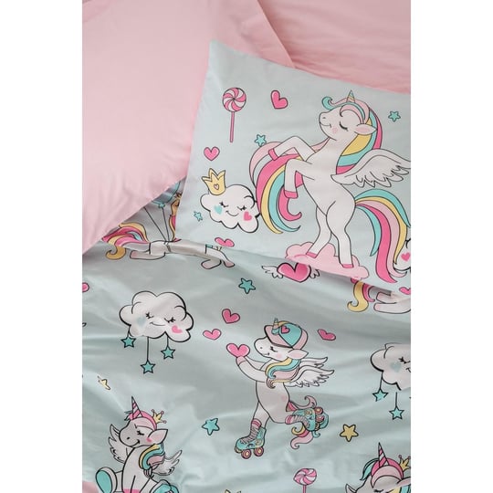 Cotton Box Junior Tek Kişilik Nevresim Takımı Twinka Pembe