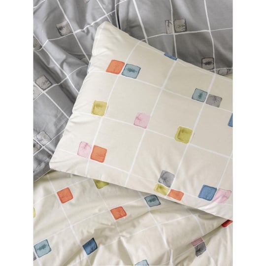 Cotton Box Minimal Tek Kişilik Lastikli Çarşaflı Nevresim Takımı Evo Gri