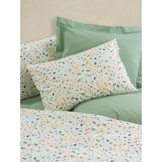 Cotton Box Petite Tek Kişilik Lastikli Çarşaflı Nevresim Takımı Lola Yeşil