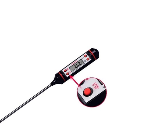 Coverzone Kablosuz Dijital Et ve Gıda Termometresi, Biberon Sütü, Yoğurt Mayalama, Hamur, Sos, Pizza ve Tatlı İçin Hassas LED Mutfak Termometresi, WN-3008