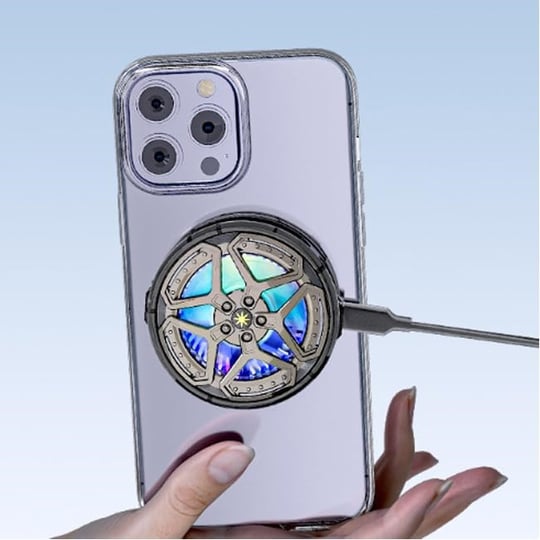 Coverzone Profesyonel Kablolu Yarı iletken Şok Buzlama Telefon Soğutucu Fan Hem Magnetic Hem Kıskaçlı Gamer Oyuncu Radyatör Şok Soğutma Fanı Yeni Nesil Teknoloji Soğutma Fanı (J81)
