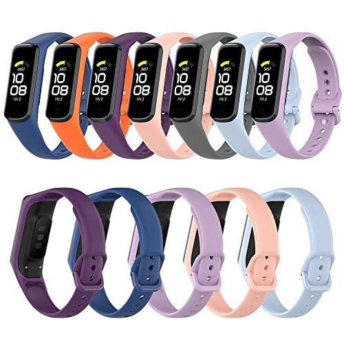 Coverzone Samsung Galaxy Fit2 İle Uyumlu Bileklik Kayışı Termoplastik Kordon CordFit Siyah