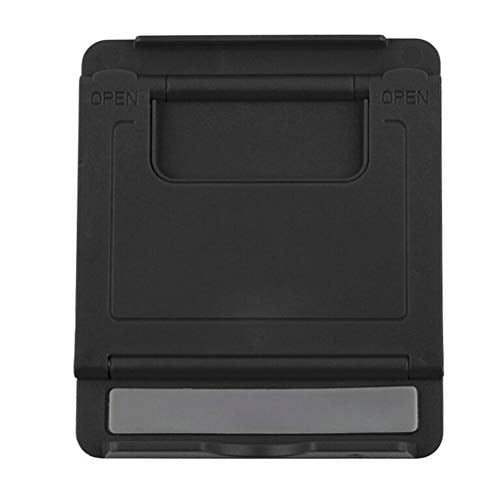 Coverzone Univarsal Masa Üstü Tablet Standı 5 farklı açıda ayarlanabilir Yan veya düz konum alabilen, Telefon ve Tablet Standı Fold Stand (Siyah).