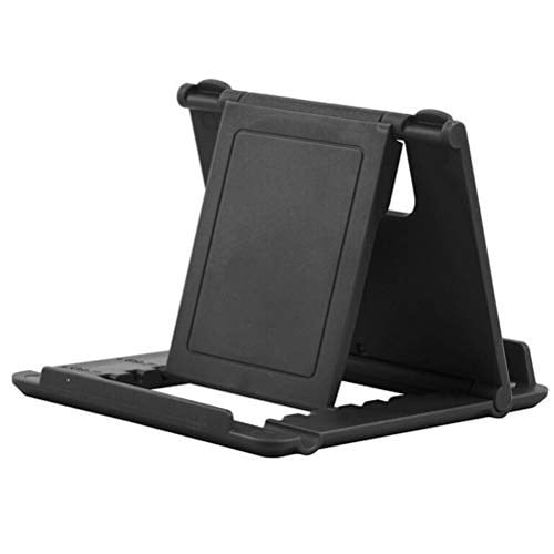Coverzone Univarsal Masa Üstü Tablet Standı 5 farklı açıda ayarlanabilir Yan veya düz konum alabilen, Telefon ve Tablet Standı Fold Stand (Siyah).