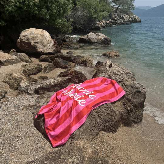 Cozy Home Heatwave Plaj Havlusu Do Not Disturb Yeşil 90x150