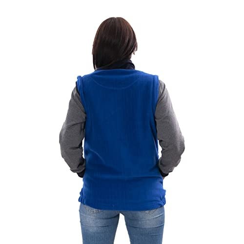 ÇPM Çıkma Kol Polar Mont (Sax Mavi/XL)