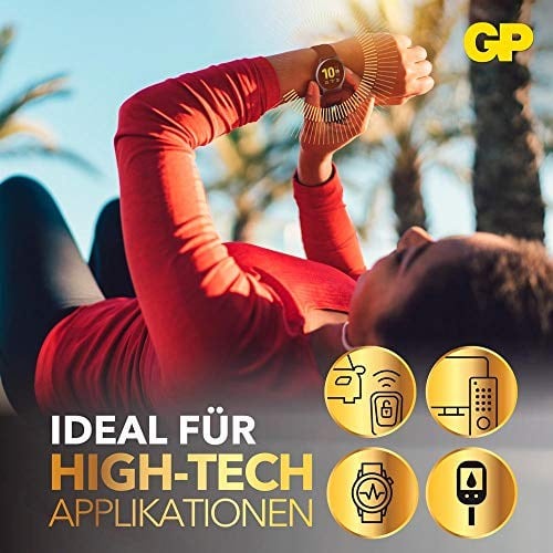 CR2032 3v Lithium Knopfzellen, 20 Stück Li-Mn Knopfbatterien CR 2032 - 3 Volt im 20-er Pack, Batterien einzeln entnehmbar (GP Batteries Markenprodukt)