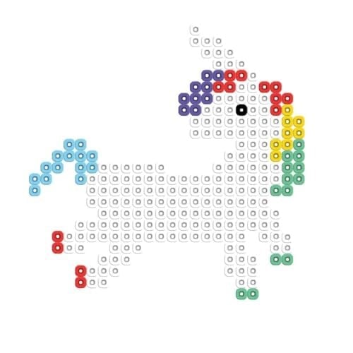 Crafy Hobi Boncuk Aktivite Set Unicorn Eğitici Oyuncak