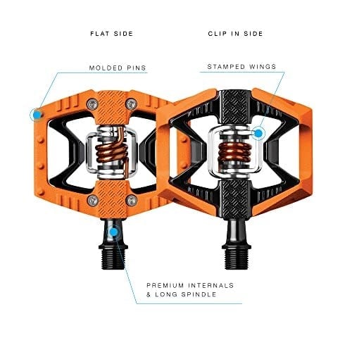 Crankbrothers Laufradsatz Doubleshot Pedal, blau