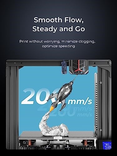 Creality PLA Filament 1,75 mm, 3D Yazıcı Filamenti, 1,0 kg (2,2 lbs) Makara, Çözgü Arttırılmış Tokluk Yok, Boyutsal Doğruluk ± 0,03 mm Baskı Filamenti, 3D Yazıcılar için (Yağmur Yayı)