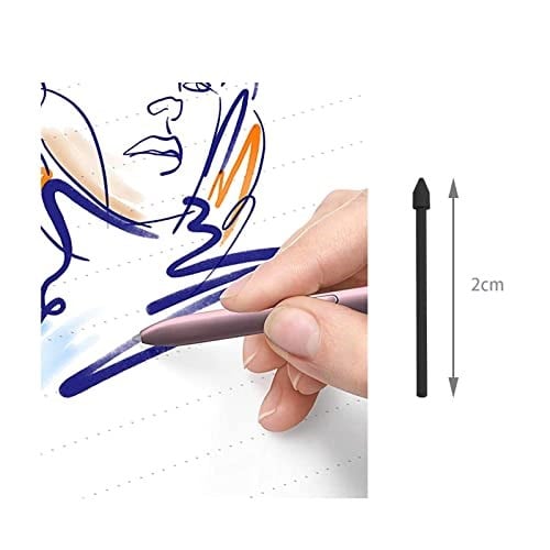 Create idea 5 ADET Dokunmatik Stylus S Kalem Yedek Yedek Uçları Kaldır Aracı ile Samsung Galaxy Tab S7/S7+(4G/5G) Tab S6/S6 5G/S6 Lite Siyah Gri ile Uyumlu
