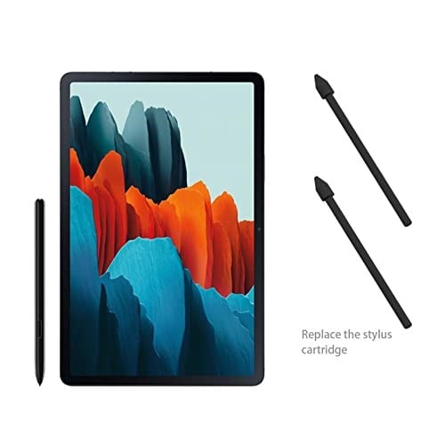 Create idea 5 ADET Dokunmatik Stylus S Kalem Yedek Yedek Uçları Kaldır Aracı ile Samsung Galaxy Tab S7/S7+(4G/5G) Tab S6/S6 5G/S6 Lite Siyah Gri ile Uyumlu