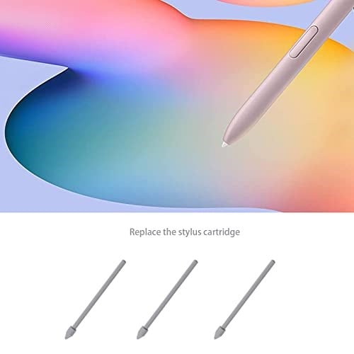Create idea 5 ADET Dokunmatik Stylus S Kalem Yedek Yedek Uçları Kaldır Aracı ile Samsung Galaxy Tab S7/S7+(4G/5G) Tab S6/S6 5G/S6 Lite Siyah Gri ile Uyumlu