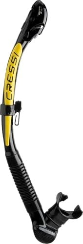 Cressi Alpha Ultra Dry şnorkel, kuru, şnorkel, apne ve dalış için ideal