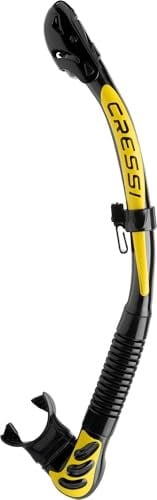 Cressi Alpha Ultra Dry şnorkel, kuru, şnorkel, apne ve dalış için ideal