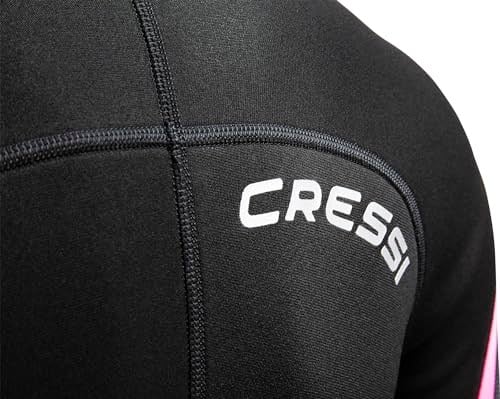 Cressi Playa Lady Shorty Wetsuit 2,5 mm Kısa Yüksek Streç Neopren Dalış Elbisesi 2,5 mm, Kadın