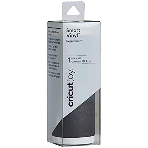 Cricut 2007143 Joy Smart Vinil, Kalıcı, Işıltılı Siyah, 14x122cm