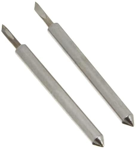 Cricut 2007457 Fine-Point yedek bıçak uçları ince uç (2 ct), metal, 2li paket