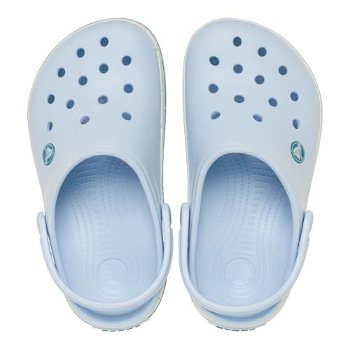 Crocband Clog K Benekli Bantlı Mavi Çocuk Terlik