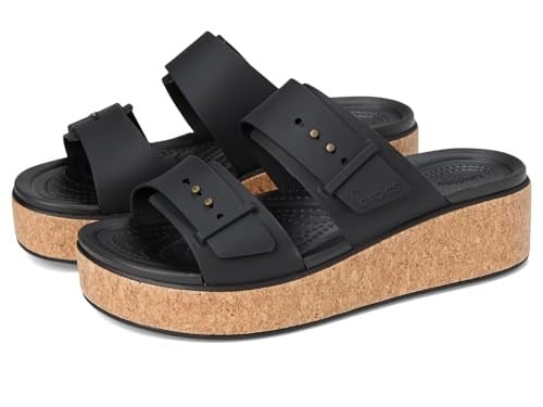 Crocs Brooklyn Cork Buckle SandaletKadın