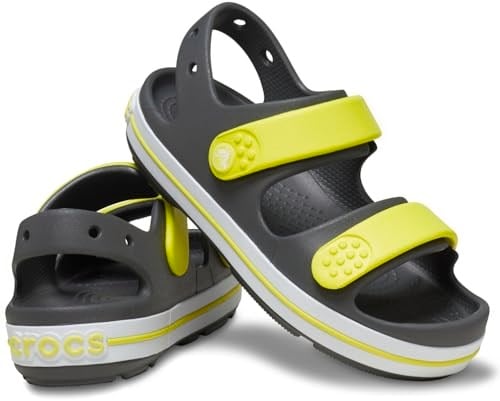 Crocs Crocband Cruiser Sandal K/T Slate Grey/Acidity TerlikUnisex Çocuk