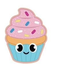 Crocs Cupcake with Smile Jibbitz