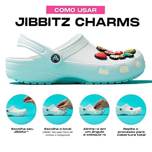 Crocs Jibbits Renkli Rainbow Terlik Süsü