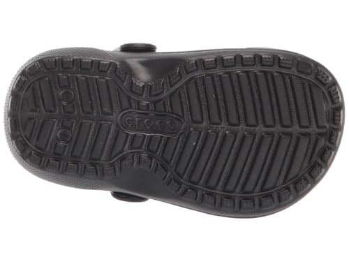 Crocs Kids Classic Lined Clog | Kids Slippers, Black, 2 Little Kid