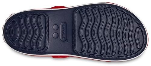Crocs Unisex Çocuk Crocband Cruiser Sandal K/T Navy/Varsity Red Terlik
