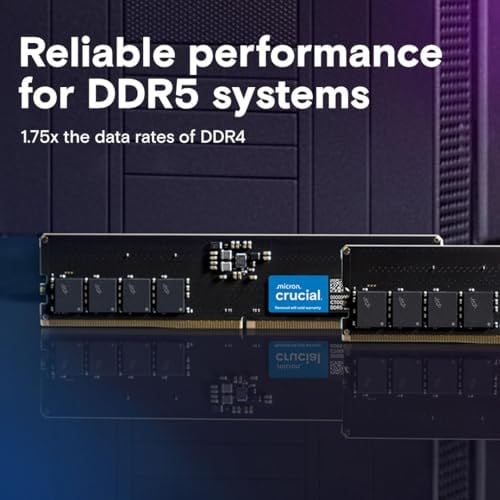 Crucial RAM CT16G48C40U5 16GB DDR5 4800MHz CL40 Masaüstü Bellek