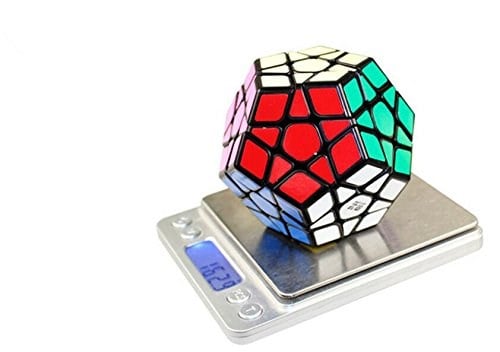 CuberSpeed Beşgen Dodecahedron 12 taraflı Megaminx küp 3x3 Megaminx Hız Küp Bulmaca Oyuncak QiHeng Siyah megaminx Hız Küpü