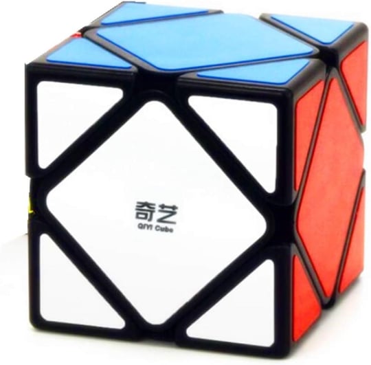 Cuberspeed QY Toys Skewb Siyah Hız Küpü Şiş Siyah Sihirli Küp