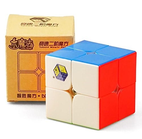 CuberSpeed Yuxin Little Magic 2x2 çıkartmasız Speed Cube Yuxin 2x2x2 Magic