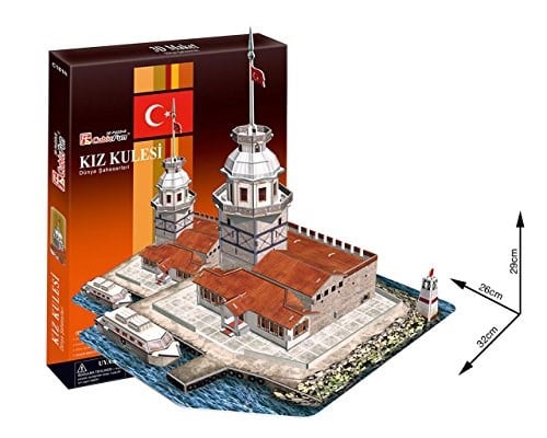 CubicFun 3D 66 Parça Puzzle Kız Kulesi