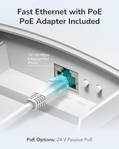 Cudy Dış Mekan Wi-Fi 5 AC1200 Dual Band Tekrarlayıcı, Erişim Noktası, Menzil Genişletici, 24V Pasif PoE, Yıldırımdan Korunma, -40 ila 60 °C Çalışma sıcaklığı, RE1200 Dış Mekan