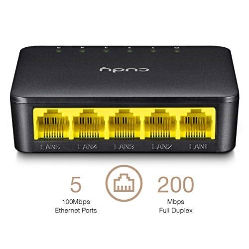 Cudy FS105D 10/100Mbps 5 Port Megabit Switch