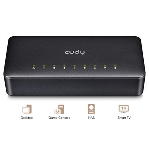 Cudy FS108D 10/100Mbps 8 Port Megabit Switch