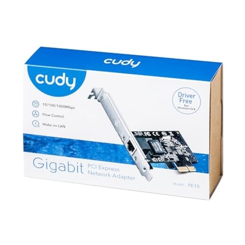 Cudy PE10 WOL 10/100/1000Mbps Gigabit PCI LAN Express Adaptör