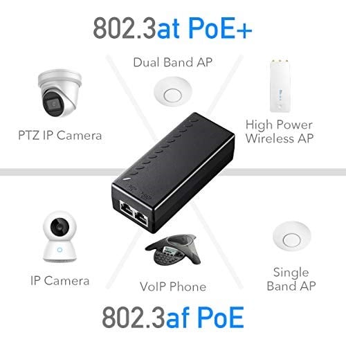 Cudy PoE200 30W Gigabit PoE enjektör adaptörü, 10/100/1000Mbps RJ-45, IEEE 802.3af/at uyumlu, 100 mye kadar