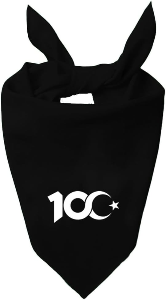 Cumhuriyet 100 Yıl Tek Renk Fular