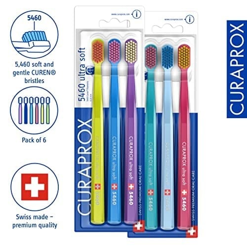 Curaprox 5460 Ultrasoft Diş Fırçası, 6lı Paket