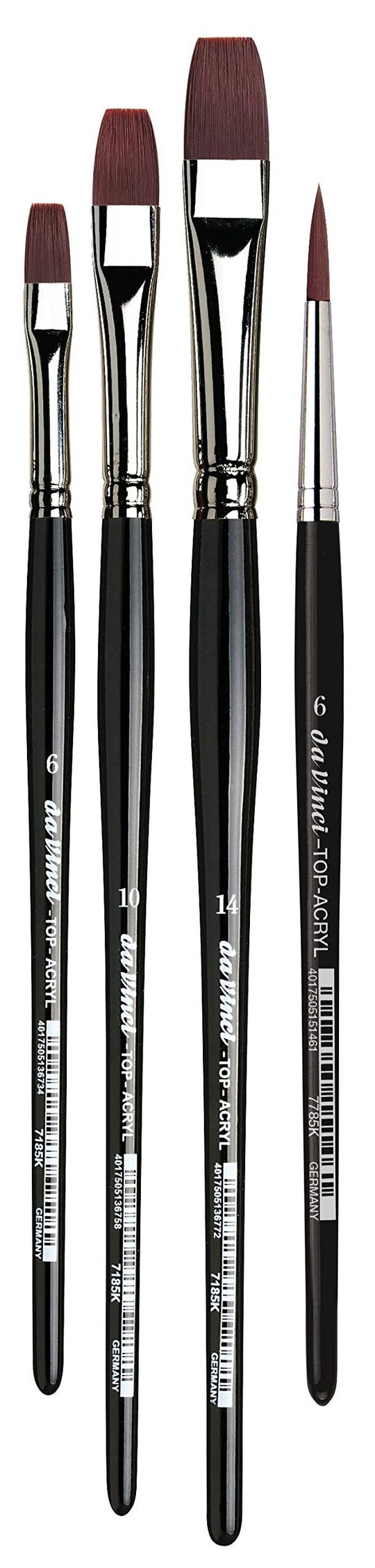 da Vinci Brushes Top Acryl Sentetik Akrilik Ve Yağlı Boya Fırça Seti Seri 4220